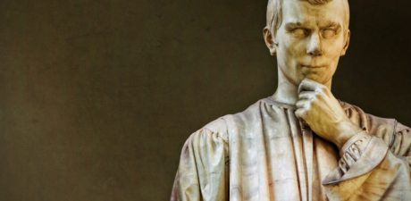 Statue,Of,Niccolo,Machiavelli,In,Florence,,Italy