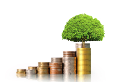 Investment,Concept,,Coins,Graph,Stock,Market